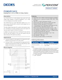 PI3WVR13412ZHEX Datenblatt Cover
