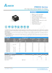PM05S025A Datasheet Cover