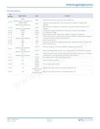 PRM48AF480T400A00 Datasheet Page 4