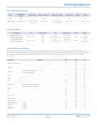 PRM48AF480T400A00 Datasheet Pagina 5