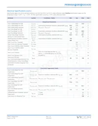 PRM48AF480T400A00 Datasheet Page 9