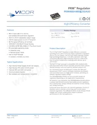 PRM48BH480M250A00 Datasheet Cover
