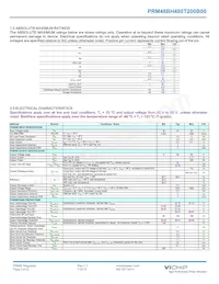 PRM48BH480T200B00 Datasheet Page 2