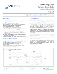 PRM48BT480M600A00 Datasheet Cover