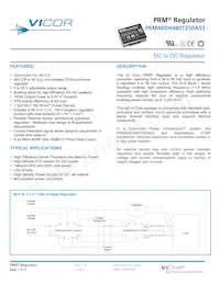 PRM48DH480T250A03 Datasheet Cover