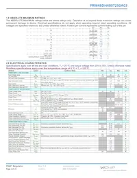 PRM48DH480T250A03 Datasheet Page 2