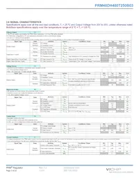 PRM48DH480T250B03 Datasheet Page 3