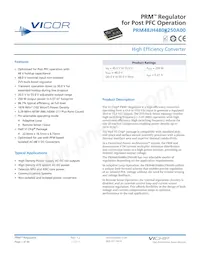 PRM48JH480M250A00 Datasheet Cover