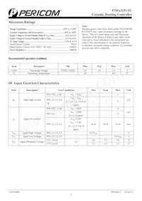 PT8A3253PEX Datasheet Page 3