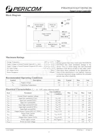 PT8A3514CPEX Datasheet Page 2