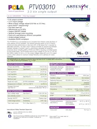 PTV03010WAD Datasheet Cover