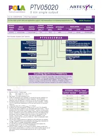 PTV05020WAD Datasheet Pagina 2