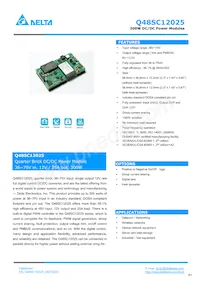 Q48SC12025NRDH Datenblatt Cover