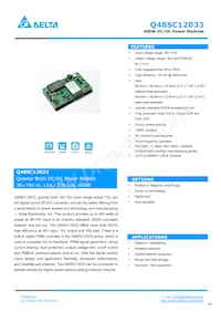 Q48SC12033NRDH Datasheet Cover