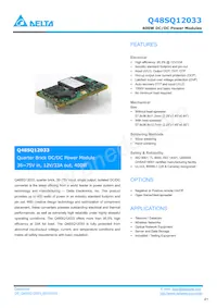 Q48SQ12033NRFA Datasheet Cover