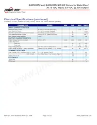 Q48T20050-NAC0G Datasheet Page 3