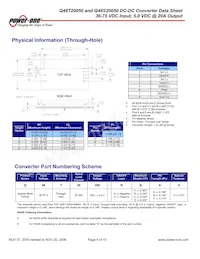 Q48T20050-NAC0G Datasheet Page 4