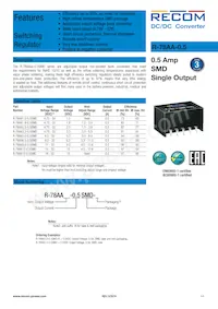 R-78AA15-0.5SMD Datenblatt Cover