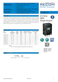 R-78B2.5-2.0 Datasheet Cover