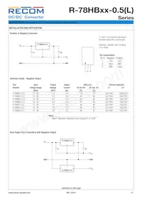 R-78HB6.5-0.5 Datasheet Pagina 6