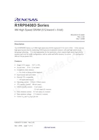 R1RP0408DGE-2PR#B0 Datasheet Page 3