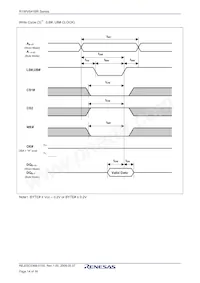 R1WV6416RSD-5SI#S0 Datasheet Page 14