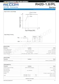 R420-1.8/PL-R Datasheet Page 2