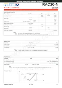 RAC20-12SN Datasheet Page 2