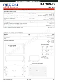 RAC60-48SB Datasheet Page 4