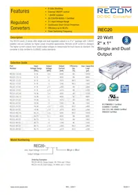REC20-4815D Datenblatt Cover
