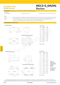 REC3-0515DR/H1M/SMD數據表 頁面 2