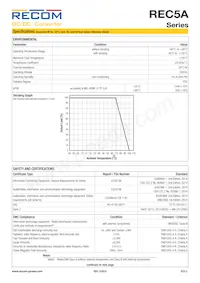 REC5A-0505SW/H2/X1 Datasheet Page 3