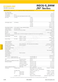REC6-4815DRW/R10/A/CTRL/X1 Datasheet Page 2