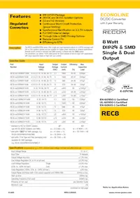 REC8-4805DRW/H3/A/M Datenblatt Cover