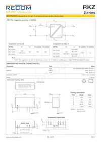 RKZ-1215D/HP Datasheet Pagina 6