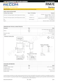 RM-0505S/EH Datasheet Pagina 4