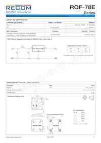 ROF-78E3.3-0.5SMD-R Datasheet Page 4