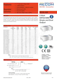 RP08-1103.3SAW/SMD Datasheet Cover