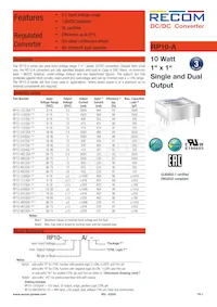 RP10-4815DA/XC-HC Datasheet Cover
