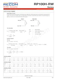 RP100H-2415SRW/P-HC Datasheet Pagina 6