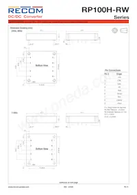 RP100H-2415SRW/P-HC Datasheet Pagina 15