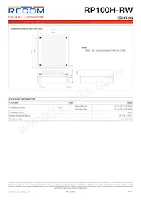 RP100H-2415SRW/P-HC Datasheet Page 16