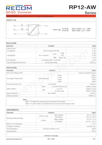 RP12-4815DAW/SMD Datenblatt Seite 3