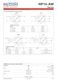 RP15-4815DAW/P-HC Datasheet Page 6