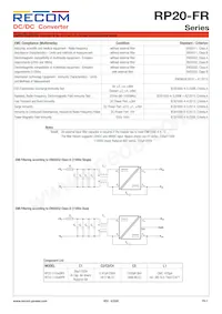 RP20-11015DFR/XC-HC Datasheet Pagina 7