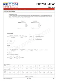 RP75H-11015SRW/P-HC Datasheet Pagina 6