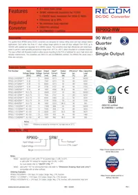 RP90Q-11048SRW/P-HC Datasheet Cover