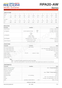 RPA20-2415DAW/P-HC Datasheet Page 5