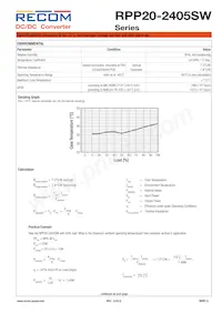 RPP20-2405SW Datasheet Page 3