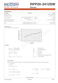 RPP20-2412SW Datasheet Pagina 3